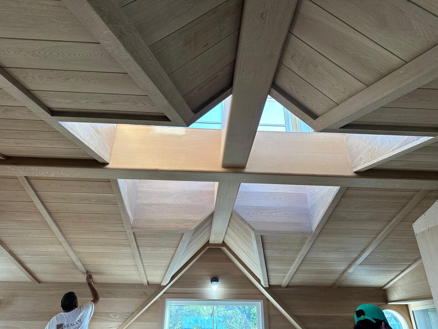 Architectural ceiling beams and woodwork
